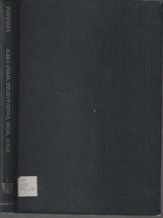 Stock ID #213722 Asian Rural Society. China, India, Japan. TADASHI FUKUTAKE
