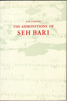 Stock ID #213845 The Admonitions of Seh Bari. A 16th Century Javanese Muslim Text Attributed to...