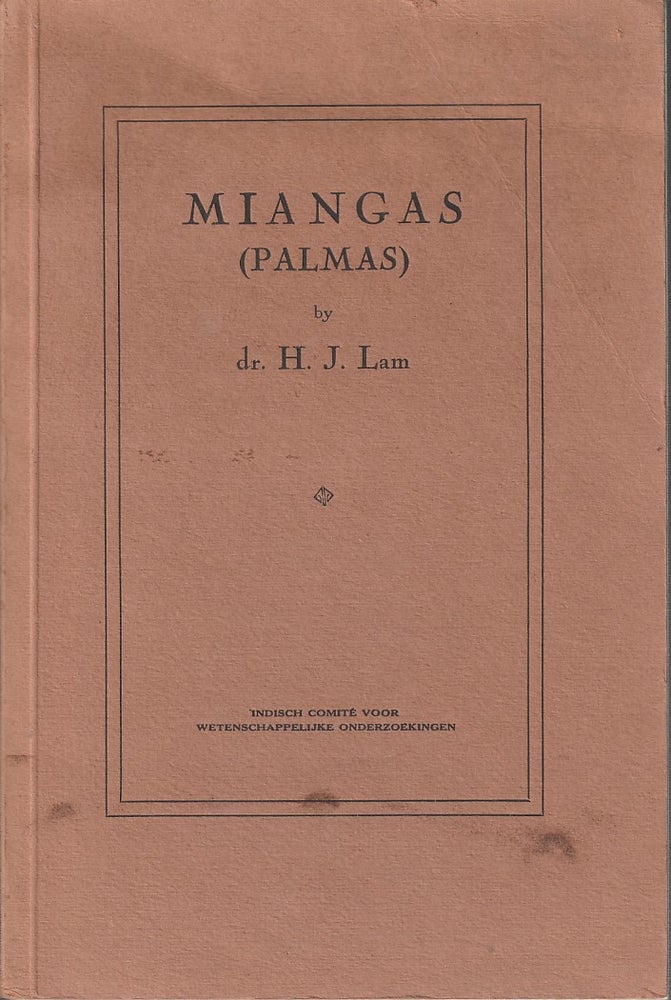 Stock ID #213911 Miangas (Palmas). Scattered Annotations, Made And Collected By H. J. Lam. HERMAN JOHANNES LAM.