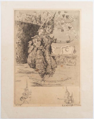 Stock ID #214068 Traditional Thai dancers. FREDERICK HALPERN, 1909- C.1990S?