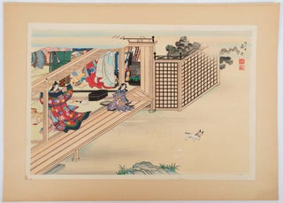 [Wood Block Prints] Ancient Customs of Japan. Selections from Prints of the Customary Observances of the Twelvemonths in Old Japan.