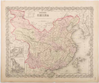 Stock ID #214354 Colton's China. CHINA - ANTIQUE MAP
