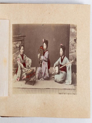 Japanese Handcoloured Photographs.