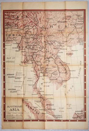 Stock ID #214366 Southeast Asia. Orientation Map Series No. 6. SOUTHEAST ASIA - WORLD WAR II MAP,...