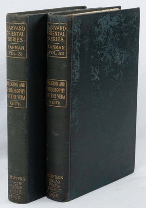 Stock ID #214427 The Religion and Philosophy of the Veda and Upanishads. Two Volumes. ARTHUR...