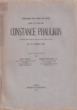 Stock ID #214488 Memoire du Pere de Beze sur la Vie de Constance Phaulkon, Premier Ministre du...