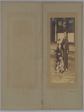 Collection including three large ensemble photographs of women from a well-known studio.