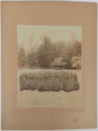 Collection including three large ensemble photographs of women from a well-known studio.