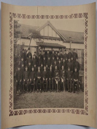 Collection including three large ensemble photographs of women from a well-known studio.