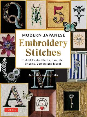 Stock ID #214924 Modern Japanese Embroidery Stitches. Bold & Exotic Plants, Sea Life, Charms,...