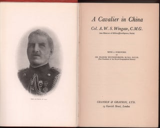 Stock ID #215019 A Cavalier In China. COL. A. W. S. WINGATE