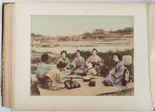 Stock ID #215089 Japanese Photograph Album of the Late Meiji Period. JAPAN - STUDIO PHOTO ALBUM,...