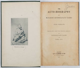 Stock ID #215295 The Auto-Biography of Maharshi Devendranath Tagore. DEVENDRANATH TAGORE,...