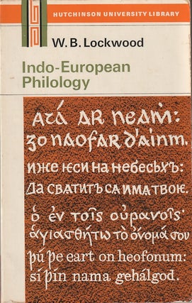 Stock ID #215584 Indo-European Philology. W. B. LOCKWOOD