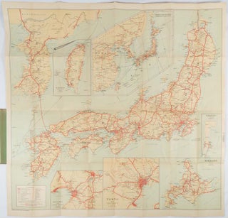 Stock ID #215757 Travelers' Map of Japan Chosen (Korea) Taiwan (Formosa) with Brief Descriptions...