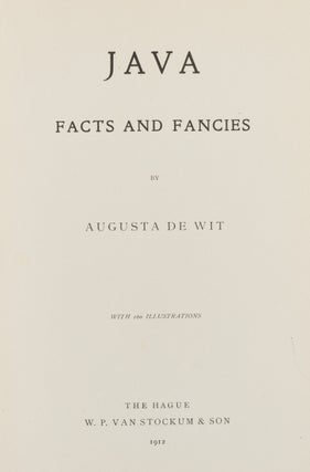 Stock ID #215759 Java. Facts and Fancies. AUGUSTA DE WIT