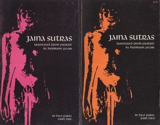 Stock ID #215843 Jaina Sutras. Parts I and II. FOUNDATIONAL SUTRAS OF JAINISM