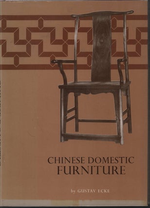 Stock ID #215897 Chinese Domestic Furniture. GUSTAV ECKE