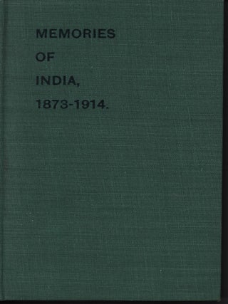 Stock ID #215990 Some Memories Grave and Gay of Forty-One Years in India. 1873-1914. A P. C J