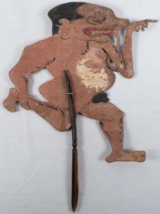 Satanan or Devil Shadow Puppet. WAYANG KULIT - INDONESIAN SHADOW.
