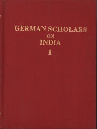 Stock ID #216268 German Scholars on India. Contributions to Indian Studies. Volume I. GERMAN...