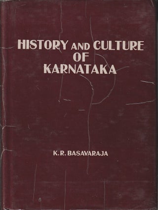 Stock ID #217347 History and Culture of Karnataka. K. R. BASAVARAJA