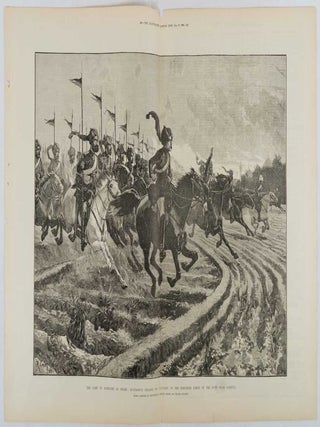 Stock ID #217692 The Camp of Exercise at Delhi: Successful Charge of Cavalry of the Northern...