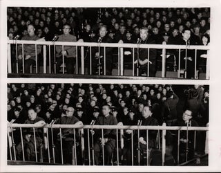 Stock ID #217732 Gang of Four Trial: Photograph with Two Separate Images. GANG OF FOUR TRIAL
