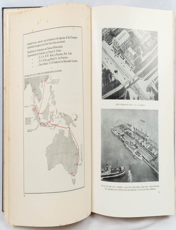 Stock ID #217868 The Importance of Java Seen from the Air. A Book Devoted to the Interests of the Island of Java. H. M. DE VRIES.