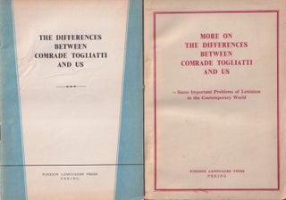 Stock ID #217871 The Differences Between Comrade Togliatti and Us TOGETHER WITH More on the...