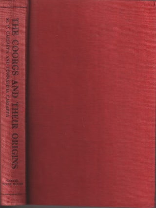 Stock ID #217942 The Coorgs and their Origins. M. P. AND PONNAMMA CARIAPPA CARIAPPA