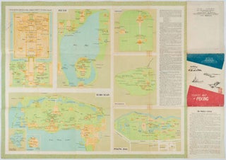 Stock ID #217972 Tourist Map of Peking. CHINA - BEIJING