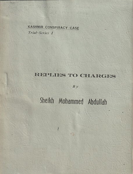 Stock ID #218270 Replies to Charges. MOHAMMED ABDULLAH.