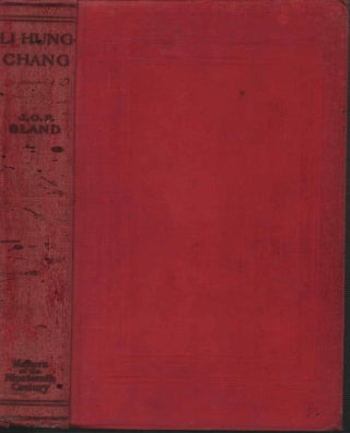Stock ID #218282 Li Hung-Chang. JOHN O. P BLAND