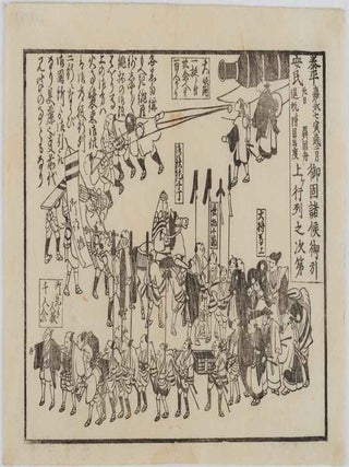 Stock ID #218512 泰平安民御固諸侯引上ヶ行列之次第. [Taihei anmin onkatame shoko...
