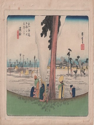 Stock ID #218652 東海道五十三次之内濱松. 冬枯ノ図. [Tokaido Gojyusantsugi no uchi...