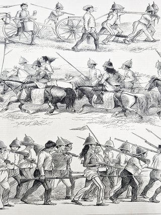 Affairs In Burmah - Specimens of King Theebaw's Army.