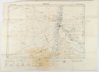 Stock ID #219226 Khartoum. EAST AFRICAN CAMPAIGN - WARTIME MAP OF KHARTOUM