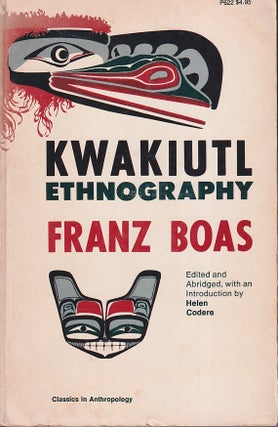 Stock ID #219462 Kwakiutl Ethnography. FRANZ BOAS