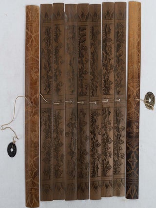 Stock ID #219647 [Balinese Palm Leaf Manuscript Illustrated with Text from the Ramayana]....