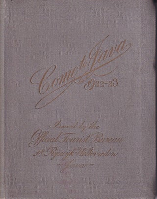 Stock ID #219659 Come to Java. JAVA - 1920S TOURIST GUIDE