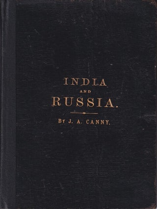 Stock ID #219749 India and Russia. Historical Sketches. J. A CANNY
