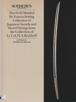 Stock ID #220148 The Field Marshal Sir Francis Festing Collection of Japanese Swords and Sword...