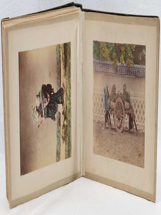 Stock ID #220325 Album of Meiji Era Japanese Photos. LATE MEIJI PHOTO ALBUM