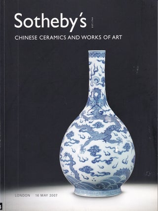 Stock ID #220656 Chinese Ceramics and Works of Art. 16 May 2007. SOTHEBY'S AUCTION CATALOGUE