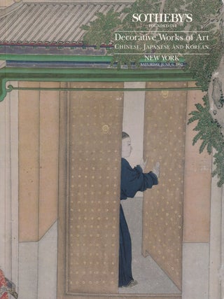 Stock ID #220661 Decorative Works of Art Chinese, Japanese and Korean. June 6, 1992. SOTHEBY'S...
