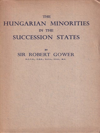 The Hungarian Minorities in the Succession States.