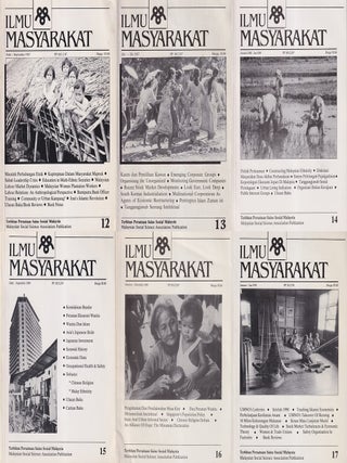 Stock ID #220734 Ilmu Masyarakat. Vols. 12-17. MALAYSIAN SOCIAL SCIENCE ASSOCIATION