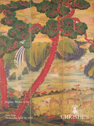 Stock ID #220850 Korean Works of Art. Wednesday, April 26, 1995. CHRISTIE'S AUCTION CATALOGUE