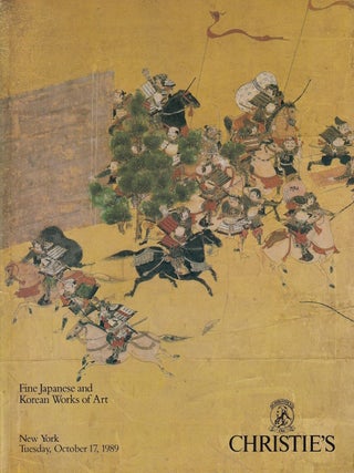 Stock ID #220862 Fine Japanese and Korean Works of Art. Tuesday, October 17, 1989. CHRISTIE'S...